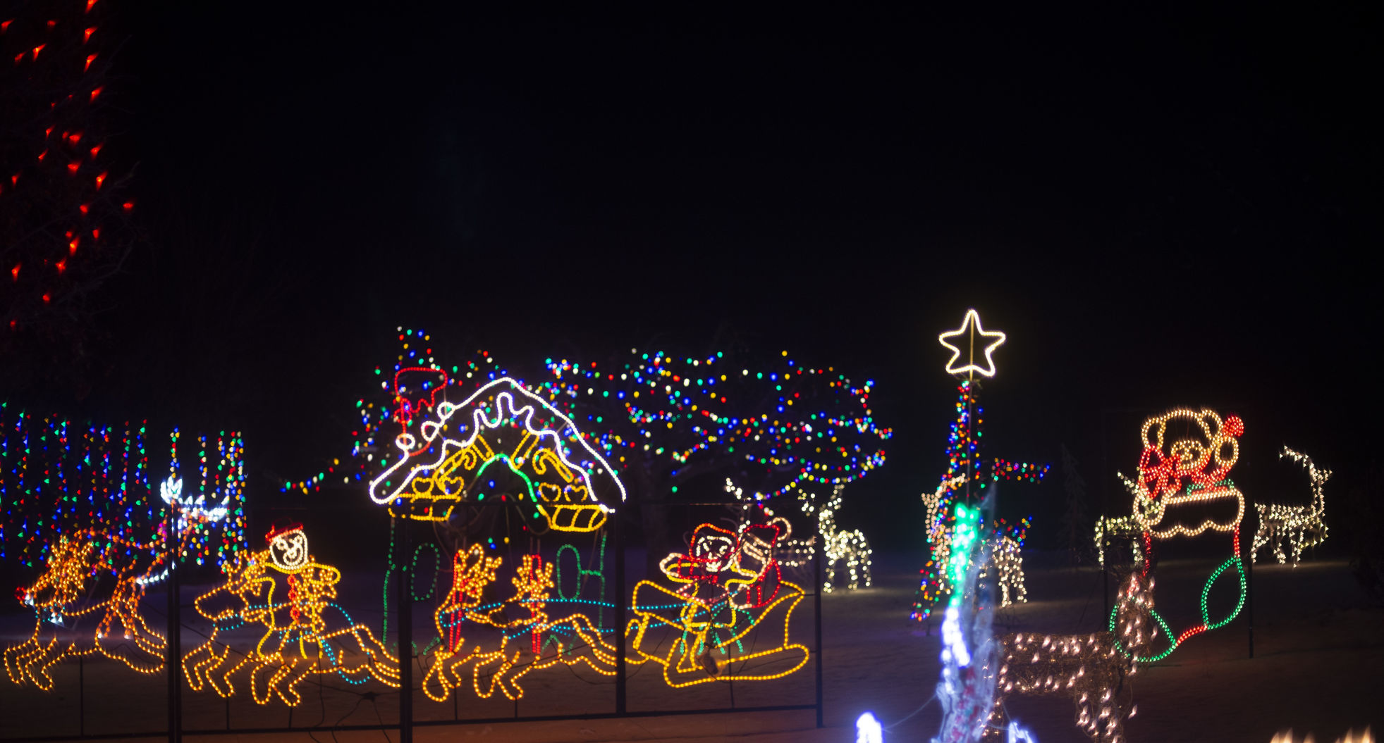 Holiday light displays